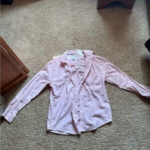 Croft and Barrow. Pink Button Up Shirt. Medium.